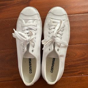 White, leather Jack Purcell Converse